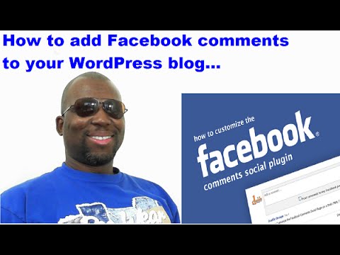 How to add Facebook comments to your WordPress blog - YouTube