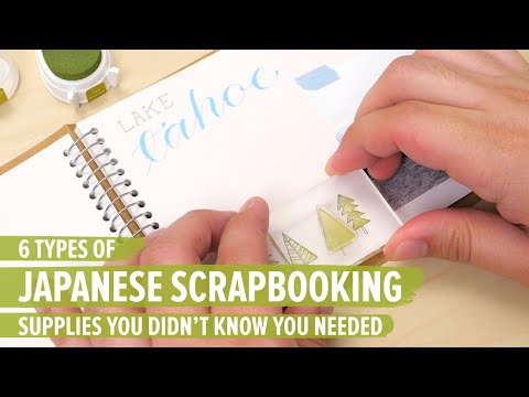 6 Types of Japanese Scrapbooking Supplies You Didn't Know You Needed