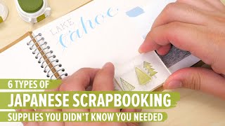 6 Types of Japanese Scrapbooking Supplies You Didn't Know You Needed