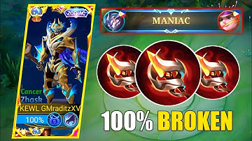 MANIAC!! ZHASK NEW SUPER AGGRESSIVE BROKEN 1 SHOT BUILD🔥(GLOWING WAND) ZHASK BEST BUILD 2023
