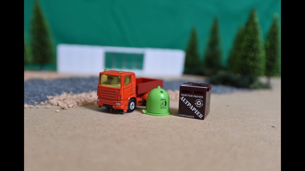 Camión De Reciclaje Siku De Metal – Juguete De Transporte Con Diseño Realista, Color Amarillo, Modelo Aleatorio, Regalo Para Niños +3 Años