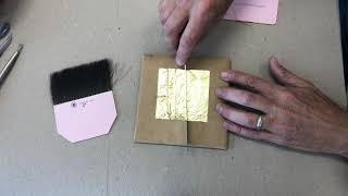 How to use a Gilder's Knife and Gilder's Pad