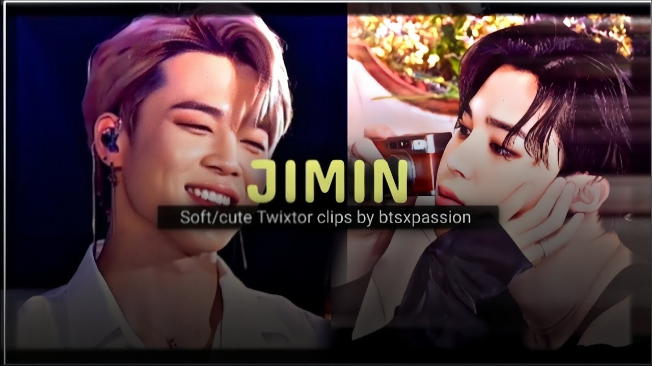 JIMIN- soft/cute twixtor clips for edits 