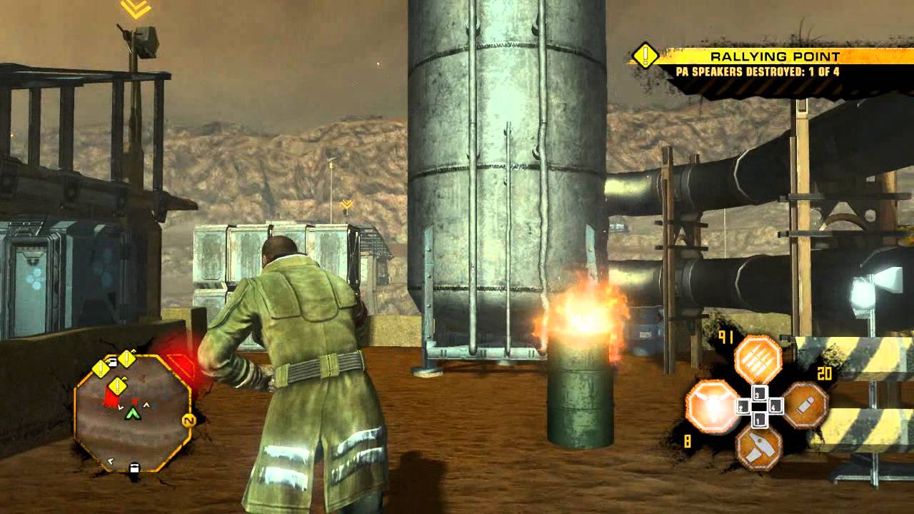 Red Faction Guerilla Part 3 - Captain GunnArse