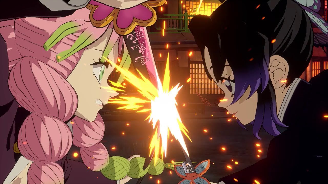 칸로지 미츠리, 카마도 네즈코 VS 코쵸우 시노부, 토미오카 기유 (귀멸의 칼날 히노카미 혈풍담2)