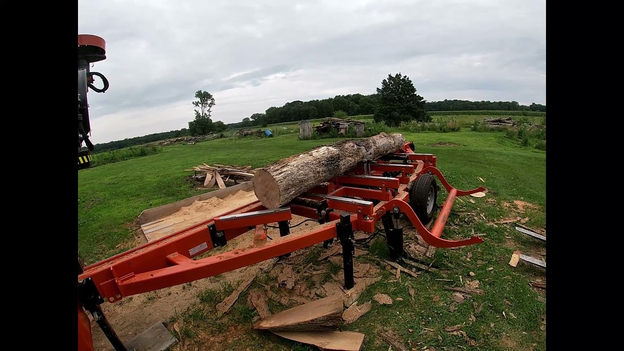 What should the first cut be Sawmill  White oak log, Update on Diesel Drip Mod Wood Mizer LT35