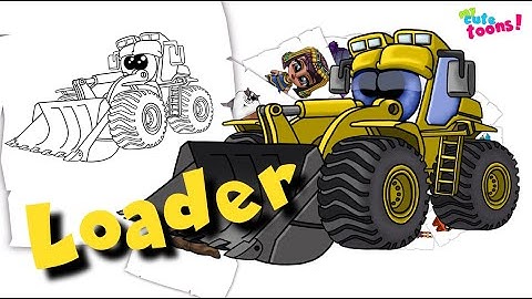 Working Machines: How to Draw a Front End Loader | Easy Drawing Tutorial