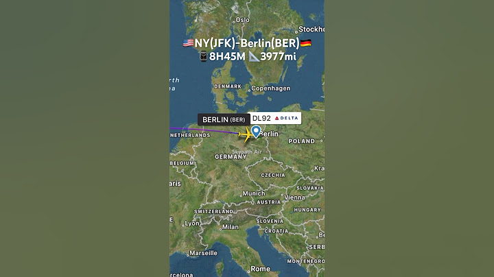 New York to Berlin delta air lines DL92 flight route #travel