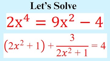 Equations reducible to quadratic form Part 1/3