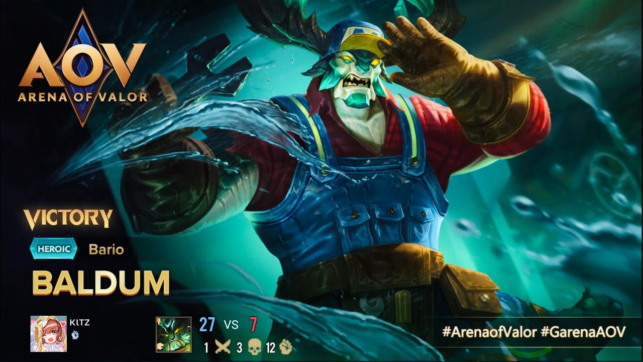 AOV - Arena Of Valor - Baldum gameplay