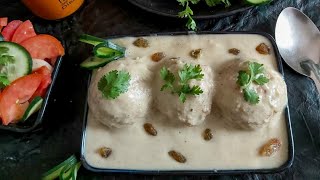 How to white malai kofta gravy/White gravy/Cottage cheese balls curry /Restaurant style malai kofta