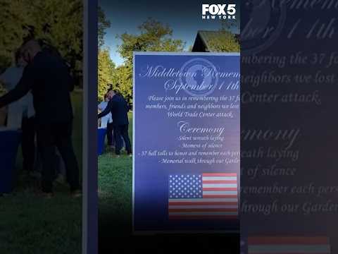 Middletown 9/11 memorial: NJ town honors 37 lives lost