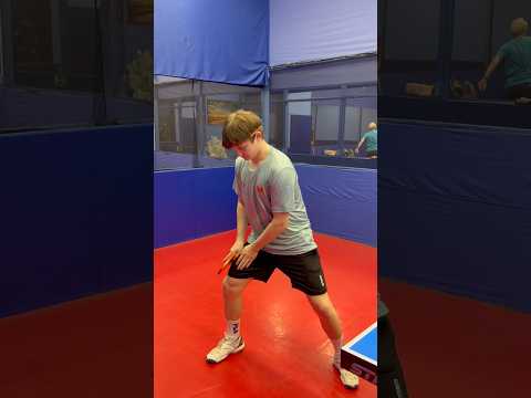 Как сделать сильный топс справа/How to perform a powerful forehand topspin t.me/Pashek4 #tabletennis