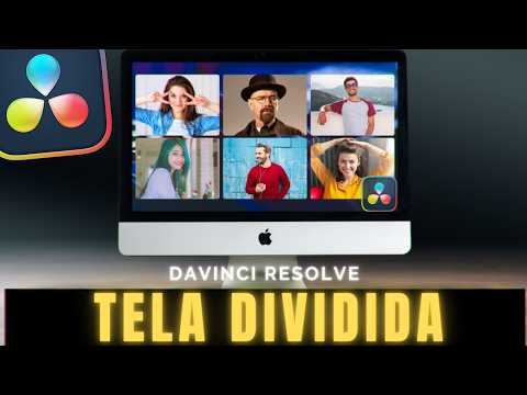 Efeito de Tela Dividida no DaVinci Resolve para Iniciantes