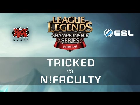 Tricket eSports vs. n!faculty - R1 - EU LCS Expansion Tournament - League Of Legends