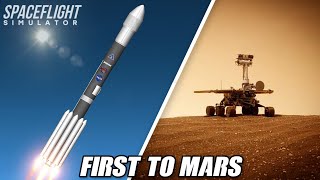 Pathfinder Rover To Mars in Spaceflight simulator - Delta II