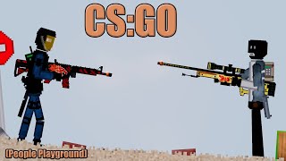 CS:GO in (People Playground) !!!