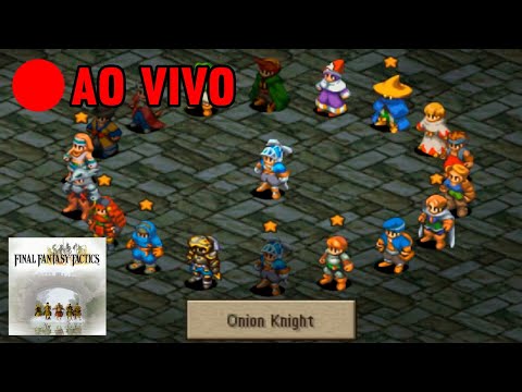 Final Fantasy Tactics PS1 Ao Vivo 4 Archer 1 Chemist