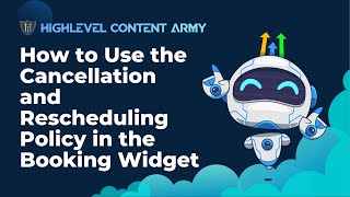 How to Use the Cancellation and Rescheduling Policy in the Booking Widget