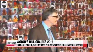 Michael Jordan joins Forbes′ 2015 billionaires list   빌 게이츠, 2년 연속 세계 최고 부자…이건희