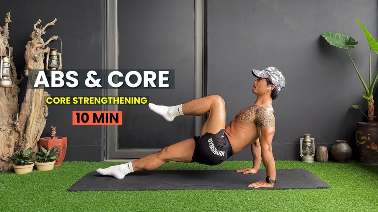 10 Min ABS & CORE Workout | Perfect Core Strengthening Workout at Home ...