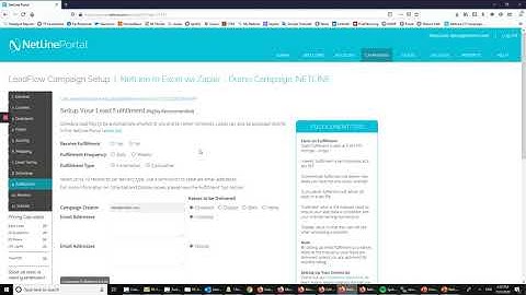 NetLine Portal to Microsoft Excel Office 365 Via Zapier   How To Video