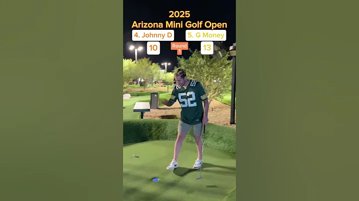 4. Johnny D vs 5. G Money ROUND 1 (Holes 5-6) #golf #minigolf #viral #sports #puttputt #tournament