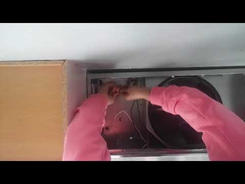 Como instalar uma capa da escala ductless Exaustor por si mesmo