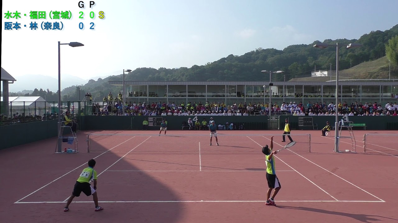 2017 愛顔つなぐ愛媛国体 ソフトテニス競技 少年男子 準決勝-2-①