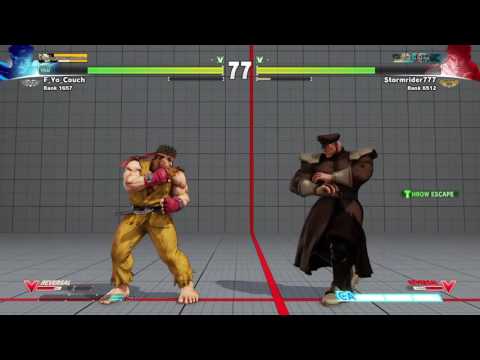 STREET FIGHTER V casual platinum Bison play