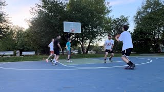 3v3 basketball *end* Connor & John & Moe vs max & matt & Kyle