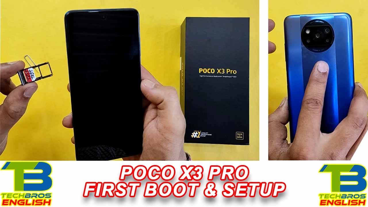 How To Setup POCO X3 Pro First Time | POCO Mobile First Boot up time and How To Setup English 🔥🔥🔥