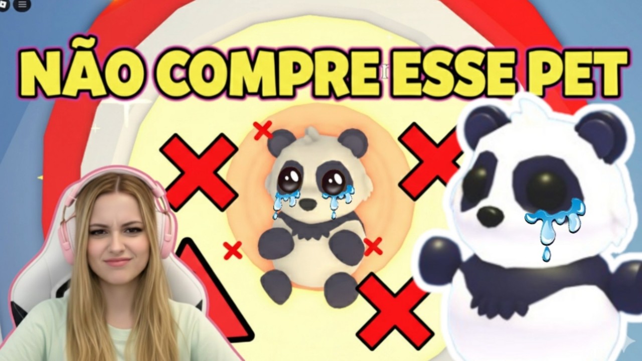 NÃO COMPRE O PANDA GIGANTE NO ADOPT ME PODE ACONTECER ISSO adopt me roblox