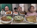 Yummy #139 : Eat pig brain belly pork, bone head pig🐷,Noodles🍜..#belly #eating #mukbang #food 