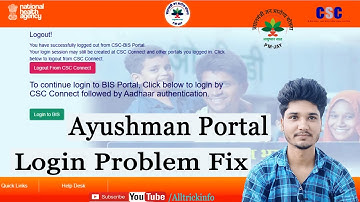 Ayushman Portal Login Problem Fix Kaise Kare | Pmjay portal login With Morpho | CSC  #ayushmanportal