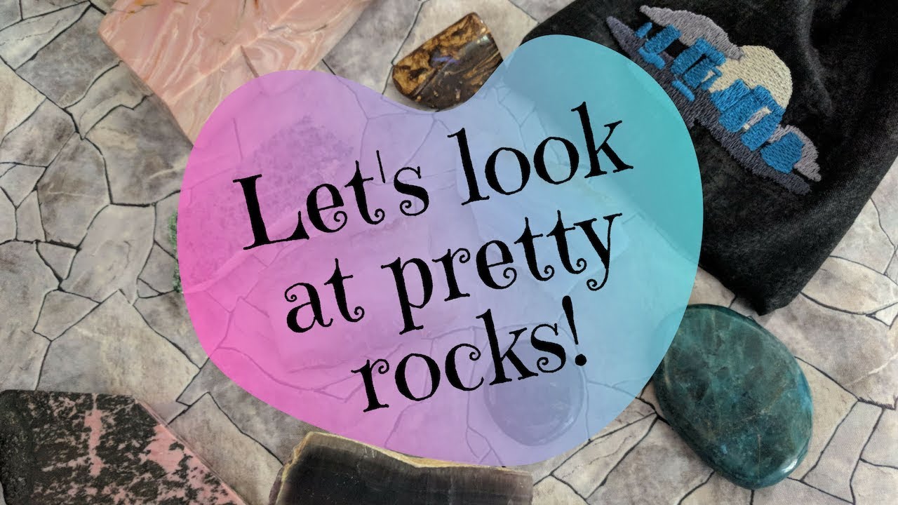 LIVE: Let's Look At Pretty Rocks - a mini Gem Show haul