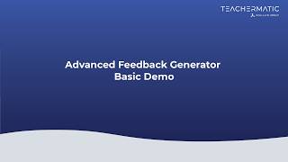 Advanced Feedback Generator