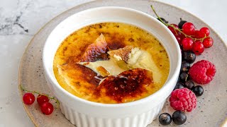 This is my FAVORITE DESSERT! Easy to cook, perfect Creme Brulee. Gourmet french dessert