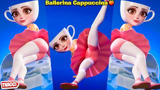 Fortnite Ballerina Cappuccina Skin Showcase Thicc 🍑😍 Top Tiktok Dances & Emotes 😘New Brainrot Girl😜