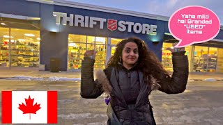 Thrift Store Visit in Toronto - Shopping k sath Charity bhi | Best place to buy Used items in Canada