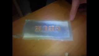 DIY stencil letters