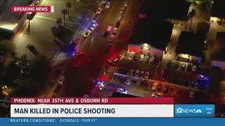 Phoenix officers shoot, kill armed man at domestic violence call, police say