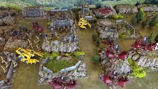 Warhammer 40K Battle Report Dark Eldar vs Eldar 2000
