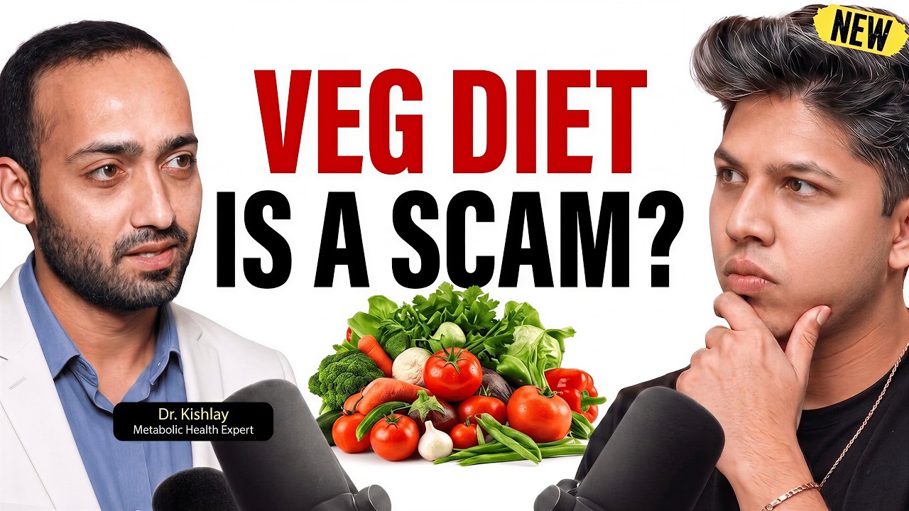Veg Diet is a Scam! End of Veg vs Non-Veg Diet | Dr. Kishlay | Masum Gandhi
