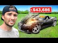 I BOUGHT A TOTALED CORVETTE TO REBUILD IT!