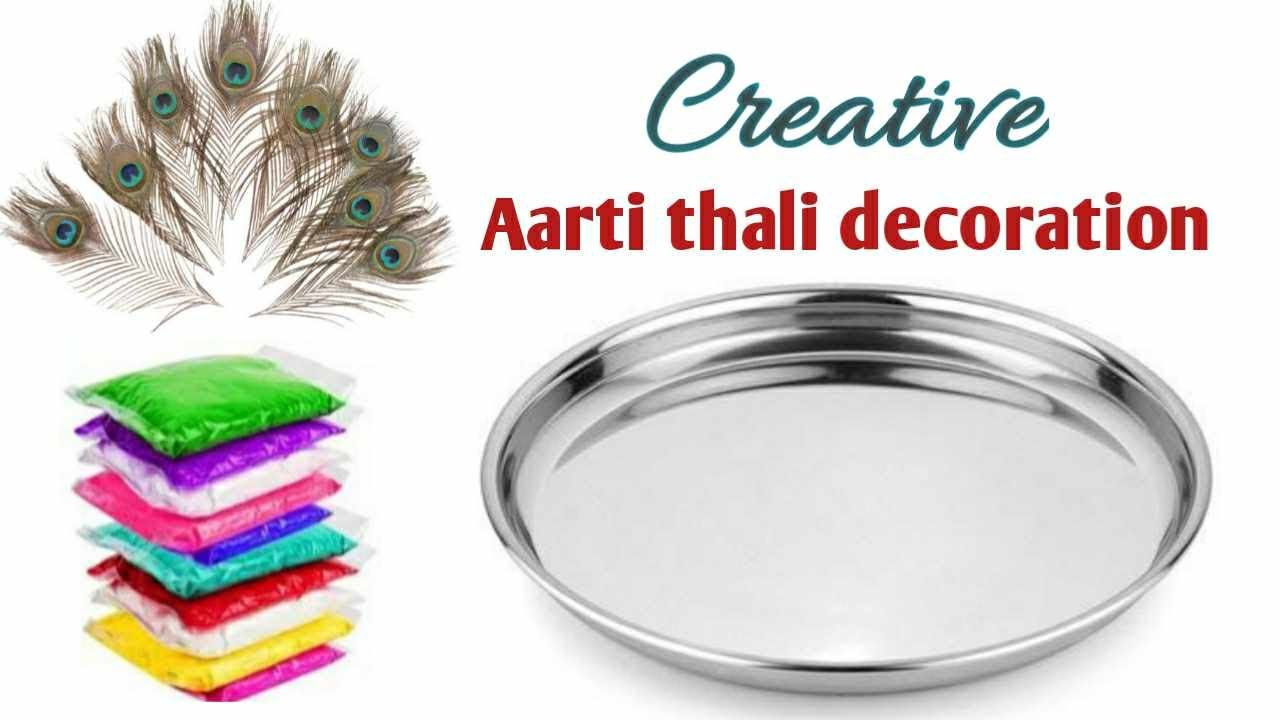 Easy Aarti Thali Decoration Ideas thali Decoration aarti Thali pooja easy-aarti-thali-decoration-ideas-thali-decoration-aarti-thali-pooja