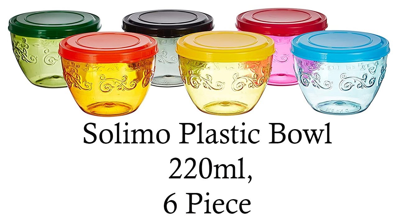 Amazon Brand - Solimo Plastic Bowl | Best under budget kitchen ...
