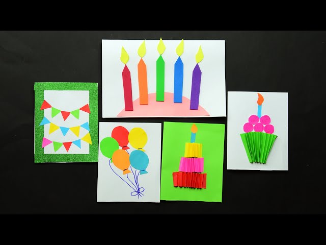 Simple Happy Birthday Card Graphic by MasJames · Creative Fabrica