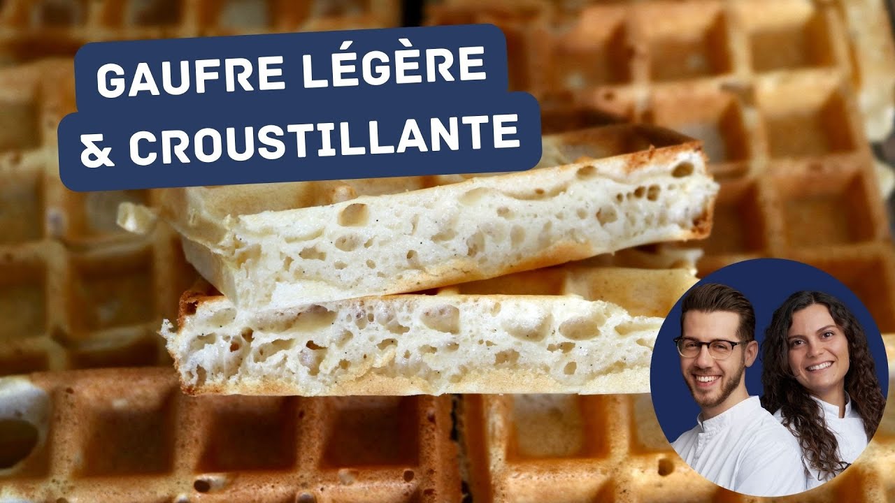Gaufres légères et croustillantes
