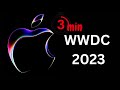 WWDC 2023 In 3 mins